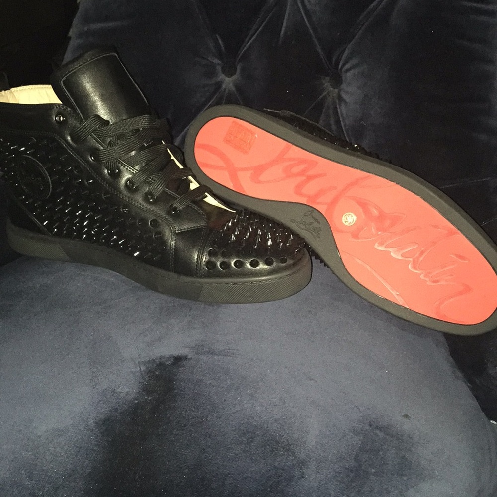 Christian Louboutin “Yang Louis” Studded Leather